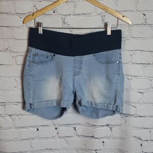 Oh Mama! Maternity Jean Shorts
